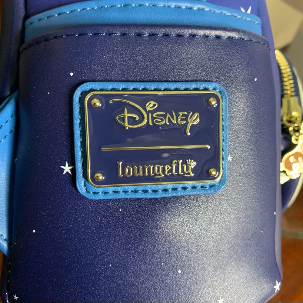 NWT Loungefly X Disney Peter Pan Glow in the Dark Mini Backpack